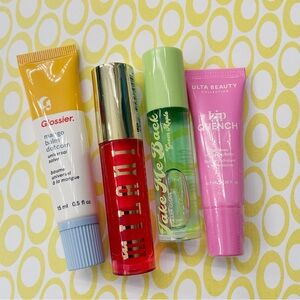 FRUIT SALAD lip balm/gloss set 🍏🍓🥭